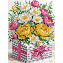 Load image into Gallery viewer, Diamond Painting - Partial Special Shaped - Flower gift box (30*40CM)