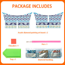 Load image into Gallery viewer, Acrylic Mandala Diamond Fruit Plate Rack Kit for Basketball Football Volleyball