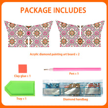 Load image into Gallery viewer, Acrylic Mandala Diamond Fruit Plate Rack Kit for Basketball Football Volleyball