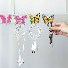 Load image into Gallery viewer, 8Pcs Diamond Painting Hooks Butterfly Diamond Art Craft Wall Hooks Home Decor