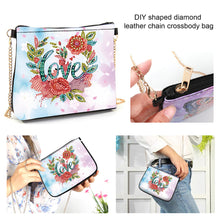 Load image into Gallery viewer, Colorful Pattern Diamond Painting Coin Chain Purse 5D Diamond Handmade Chain Bag