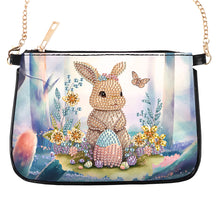 Load image into Gallery viewer, Colorful Pattern Diamond Painting Coin Chain Purse 5D Diamond Handmade Chain Bag