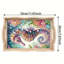 Load image into Gallery viewer, Wooden Cute Cartoon Diamond Painting Tray Art Craft with Handle for Home Decor