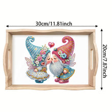 Load image into Gallery viewer, Wooden Cute Cartoon Diamond Painting Tray Art Craft with Handle for Home Decor