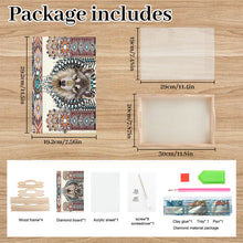 Load image into Gallery viewer, Wooden Cute Cartoon Diamond Painting Tray Art Craft with Handle for Home Decor