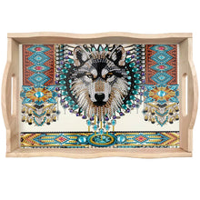 Load image into Gallery viewer, Wooden Cute Cartoon Diamond Painting Tray Art Craft with Handle for Home Decor