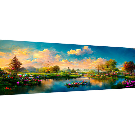 Diamond Painting - Full Round - Beautiful scenery (100*40CM)
