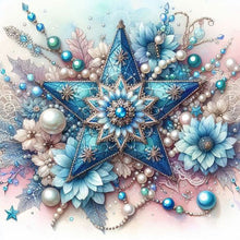 Load image into Gallery viewer, AB Diamond Painting - Full Round - Five-pointed star (30*30CM)