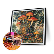 Load image into Gallery viewer, Diamond Painting - Full Round - Autumn tree house (40*40CM)