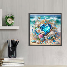 Load image into Gallery viewer, AB Diamond Painting - Full Round - Love on the seaside (30*30CM)
