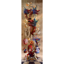 Load image into Gallery viewer, Diamond Painting - Full Round - Funny bird Alice in Wonderland (30*90CM)