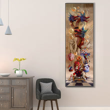 Load image into Gallery viewer, Diamond Painting - Full Round - Funny bird Alice in Wonderland (30*90CM)