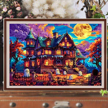 Load image into Gallery viewer, Diamond Painting - Full Round - Halloween horror night (60*40CM)