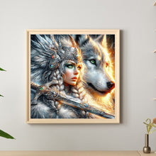 Load image into Gallery viewer, Diamond Painting - Full Round - Beauty and the Wolf (40*40CM)