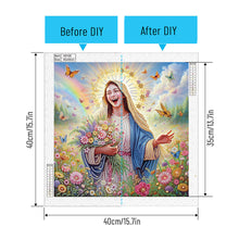 Load image into Gallery viewer, Diamond Painting - Partial Special Shaped - Virgin Jesus (40*40CM)