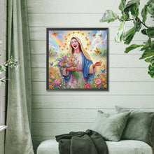 Load image into Gallery viewer, Diamond Painting - Partial Special Shaped - Virgin Jesus (40*40CM)
