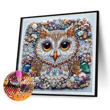 Load image into Gallery viewer, 4pcs Partial Special Diamond Painting Set - Owl bird carriage (30*30CM)