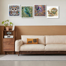 Load image into Gallery viewer, 4pcs Partial Special Diamond Painting Set - Owl bird carriage (30*30CM)
