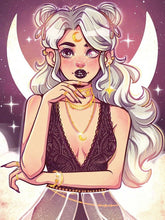 Load image into Gallery viewer, Diamond Painting - Full Round - European and American style Sailor Moon imitation makeup (40*50CM)