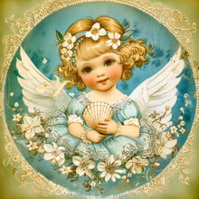 Load image into Gallery viewer, Diamond Painting - Full Round - Fashion shell angel girl (40*40CM)