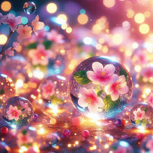 Load image into Gallery viewer, Diamond Painting - Full Round - Dream crystal peach blossom (40*40CM)