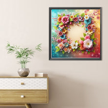 Load image into Gallery viewer, Diamond Painting - Full Round - Square wreath (40*40CM)