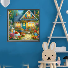 Load image into Gallery viewer, Diamond Painting - Full Round - Flower and fruit house front yard (40*40CM)