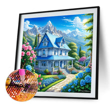 Load image into Gallery viewer, Diamond Painting - Full Round - Rose blue villa (40*40CM)