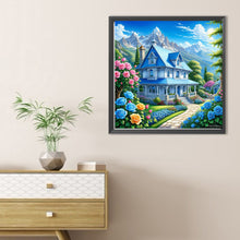 Load image into Gallery viewer, Diamond Painting - Full Round - Rose blue villa (40*40CM)