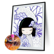 Load image into Gallery viewer, Diamond Painting - Full Round - Kimono doll (30*40CM)
