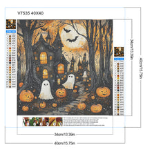 Load image into Gallery viewer, Diamond Painting - Full Round - Halloween soul night (40*40CM)