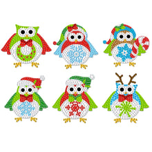 Load image into Gallery viewer, 6Pcs Acrylic Animals Diamond Painting Refrigerator Magnet for Fridge Whiteboards