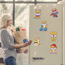 Load image into Gallery viewer, 6Pcs Acrylic Animals Diamond Painting Refrigerator Magnet for Fridge Whiteboards