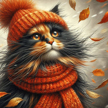 Load image into Gallery viewer, Diamond Painting - Full Round - Cat in the Hat (40*40CM)