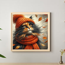 Load image into Gallery viewer, Diamond Painting - Full Round - Cat in the Hat (40*40CM)