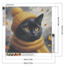 Load image into Gallery viewer, Diamond Painting - Full Round - Cat in the Hat (40*40CM)