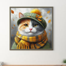 Load image into Gallery viewer, Diamond Painting - Full Round - Cat in the Hat (40*40CM)
