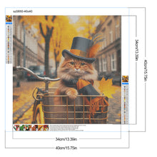 Load image into Gallery viewer, Diamond Painting - Full Round - Cat in the Hat (40*40CM)