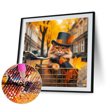 Load image into Gallery viewer, Diamond Painting - Full Round - Cat in the Hat (40*40CM)
