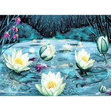 Load image into Gallery viewer, Diamond Painting - Full Square - Lotus in the lake (70*50CM)