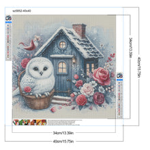 Load image into Gallery viewer, Diamond Painting - Full Round - Garden Owl (40*40CM)