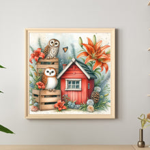 Load image into Gallery viewer, Diamond Painting - Full Round - Garden Owl (40*40CM)