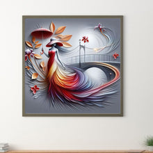 Load image into Gallery viewer, Diamond Painting - Full Round - Girl holding an umbrella on the bridge (40*40CM)