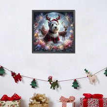 Load image into Gallery viewer, Diamond Painting - Full Round - Christmas Puppy (40*40CM)