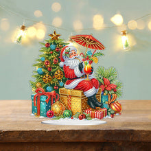 Load image into Gallery viewer, Acrylic Special Shape Christmas Cat Desktop Diamond Art Kits Bedroom Table Decor