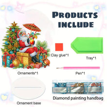 Load image into Gallery viewer, Acrylic Special Shape Christmas Cat Desktop Diamond Art Kits Bedroom Table Decor