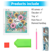 Load image into Gallery viewer, Diamond Painting - Partial Special Shaped - Flower nana (30*30CM)