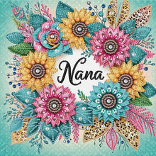 Load image into Gallery viewer, Diamond Painting - Partial Special Shaped - Flower nana (30*30CM)