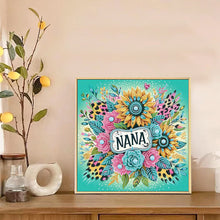 Load image into Gallery viewer, Diamond Painting - Partial Special Shaped - Flower nana (30*30CM)