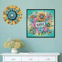 Load image into Gallery viewer, Diamond Painting - Partial Special Shaped - Flower nana (30*30CM)